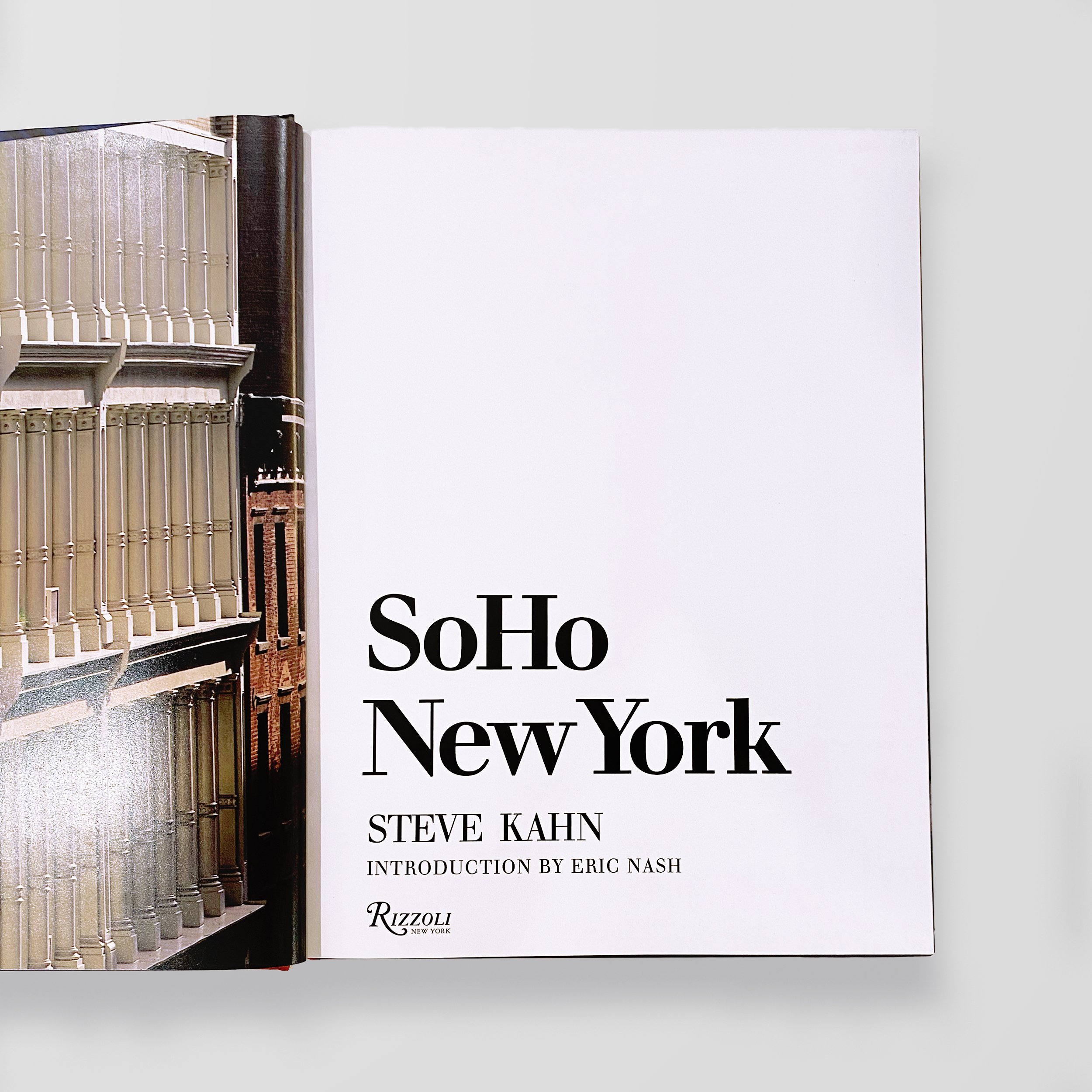 Interior spread from SoHo New York, showcasing black-and-white photography of downtown New York artists and spaces.