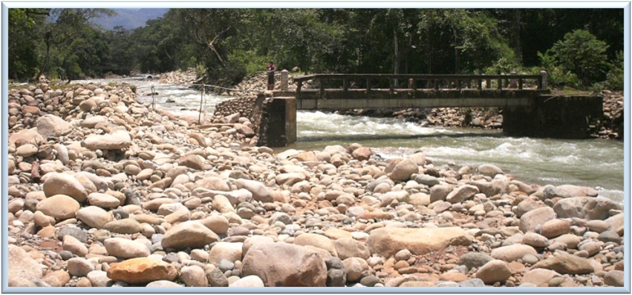 Flood consequences Rio Volcan