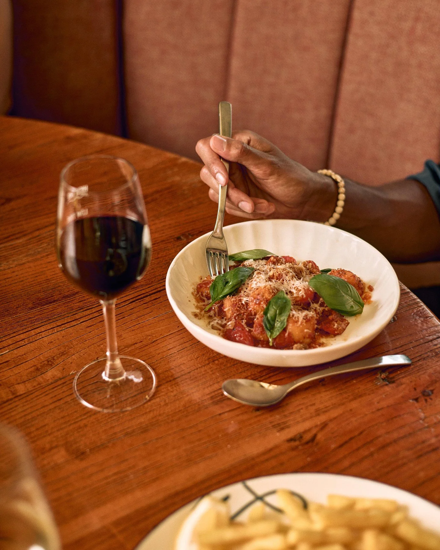 Feeling a bit gnocchi...? 😉
Treat yourself to our housemade, handmade gnocchi - pillowy, full of flavour, soul food.  Best paired with your favourite vino!