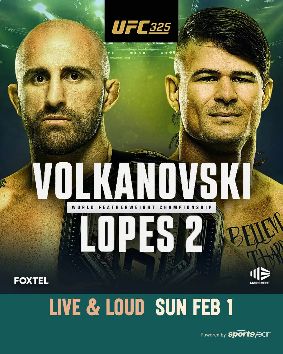 February's biggest match is on this Sunday.  We're swinging open the doors of Selina's (entry via The Garden) to showcase the action live and loud.

Free entry, get in early to grab your spot.