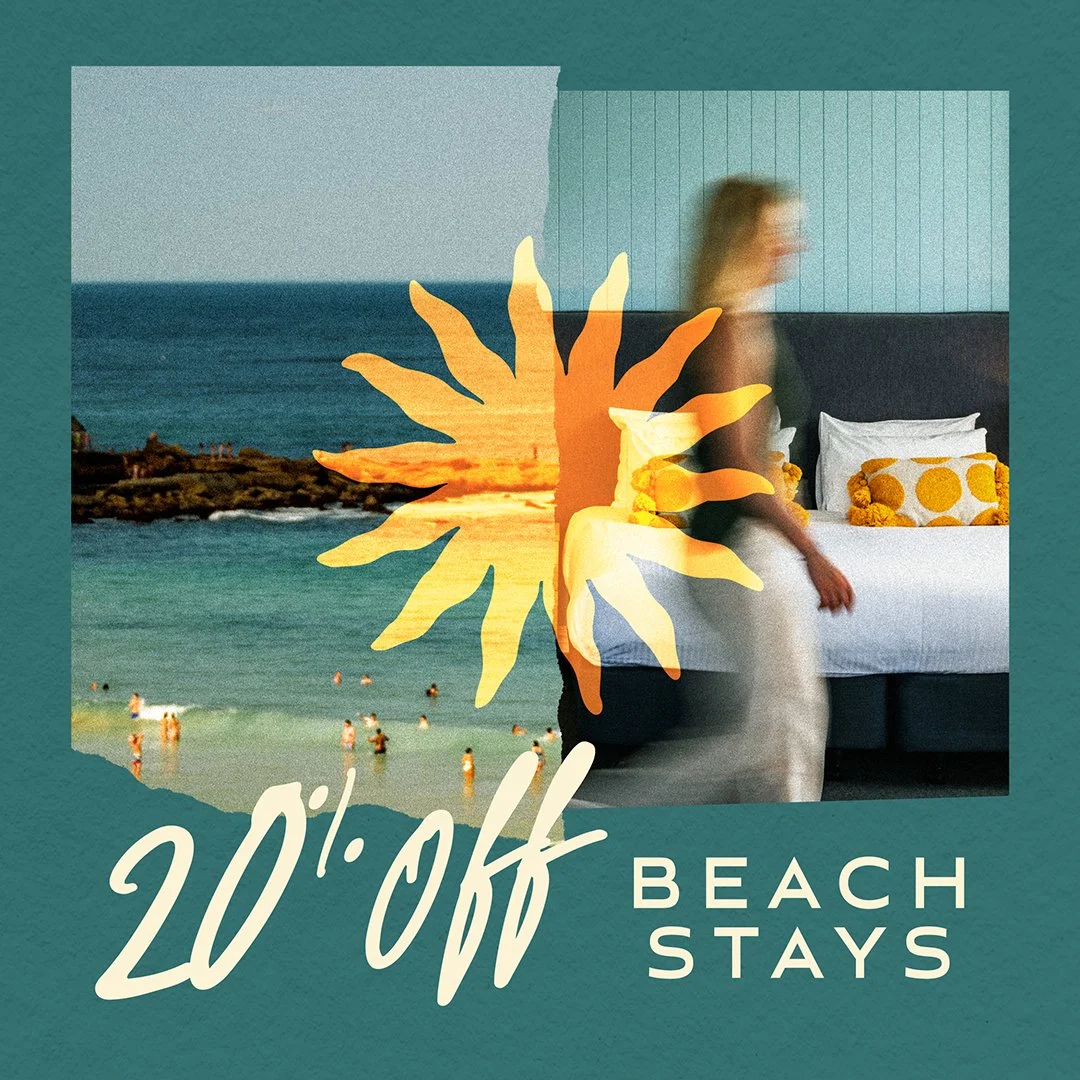 20% Off BEACH STAYS