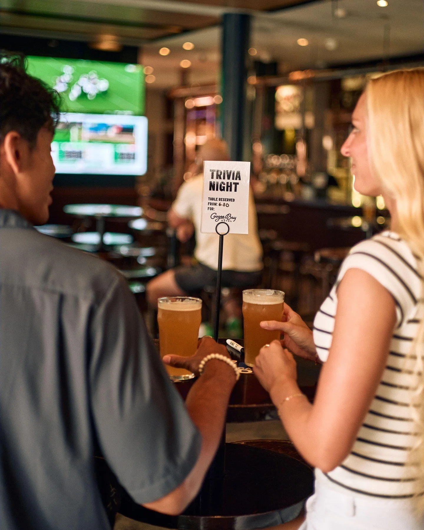 Trivia, beers, banter 🏆🍺
Tonight and every other Tues, 6:30-9pm in The Sports Bar. 
$8 Balters schooners + prizes = your Tuesday sorted