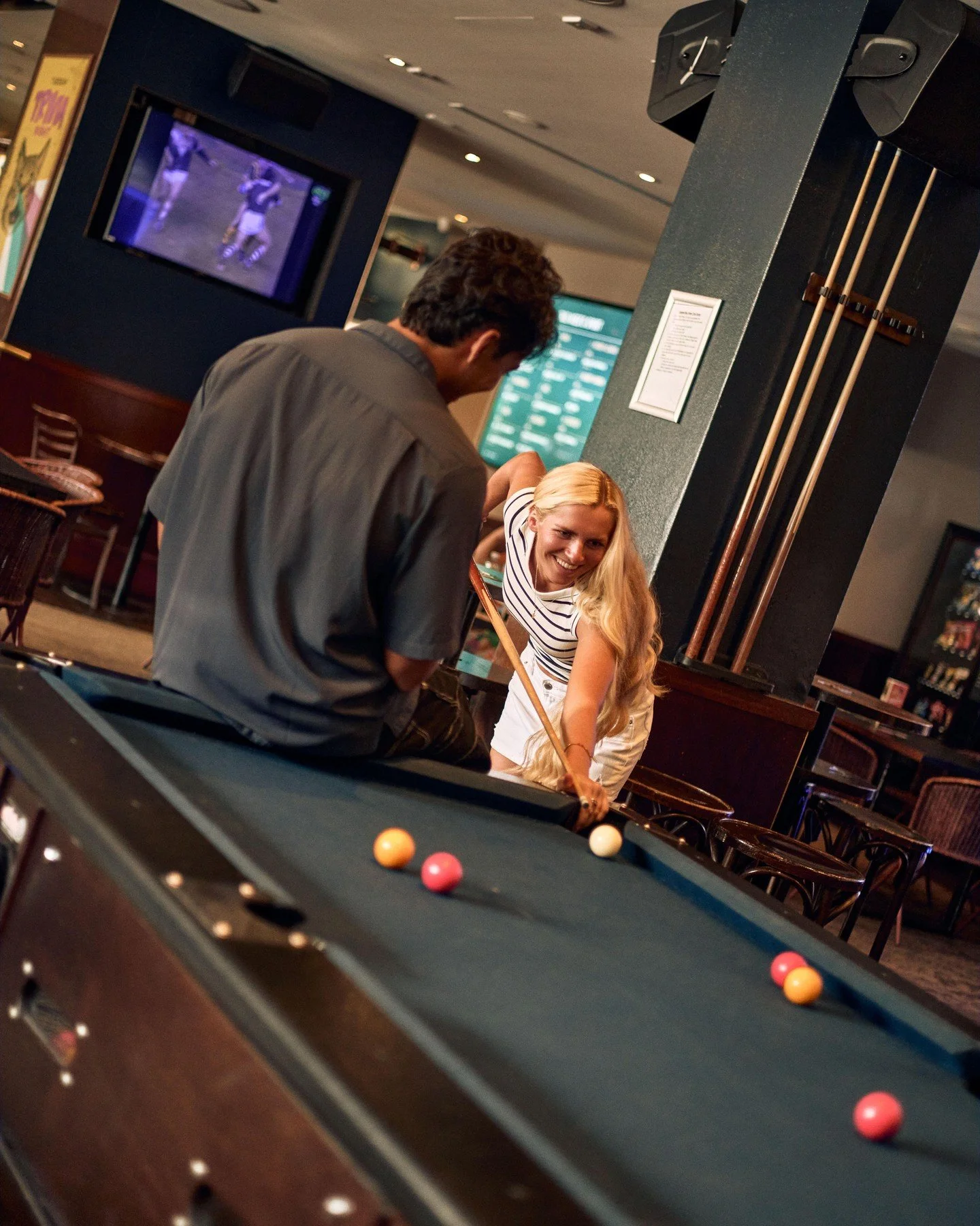 Got a good shot? Prove it tomorrow 🎱

Pool Comp kicks off from 6:30 pm in the Sports Bar and runs every Wednesday. 

🎟️ $6 entry + a schooner of 4 Pines Pacific Ale
🏆 $100 Coogee Cash Card + more prizes up for grabs
🍺 $6 schooners of 4 Pines Paci