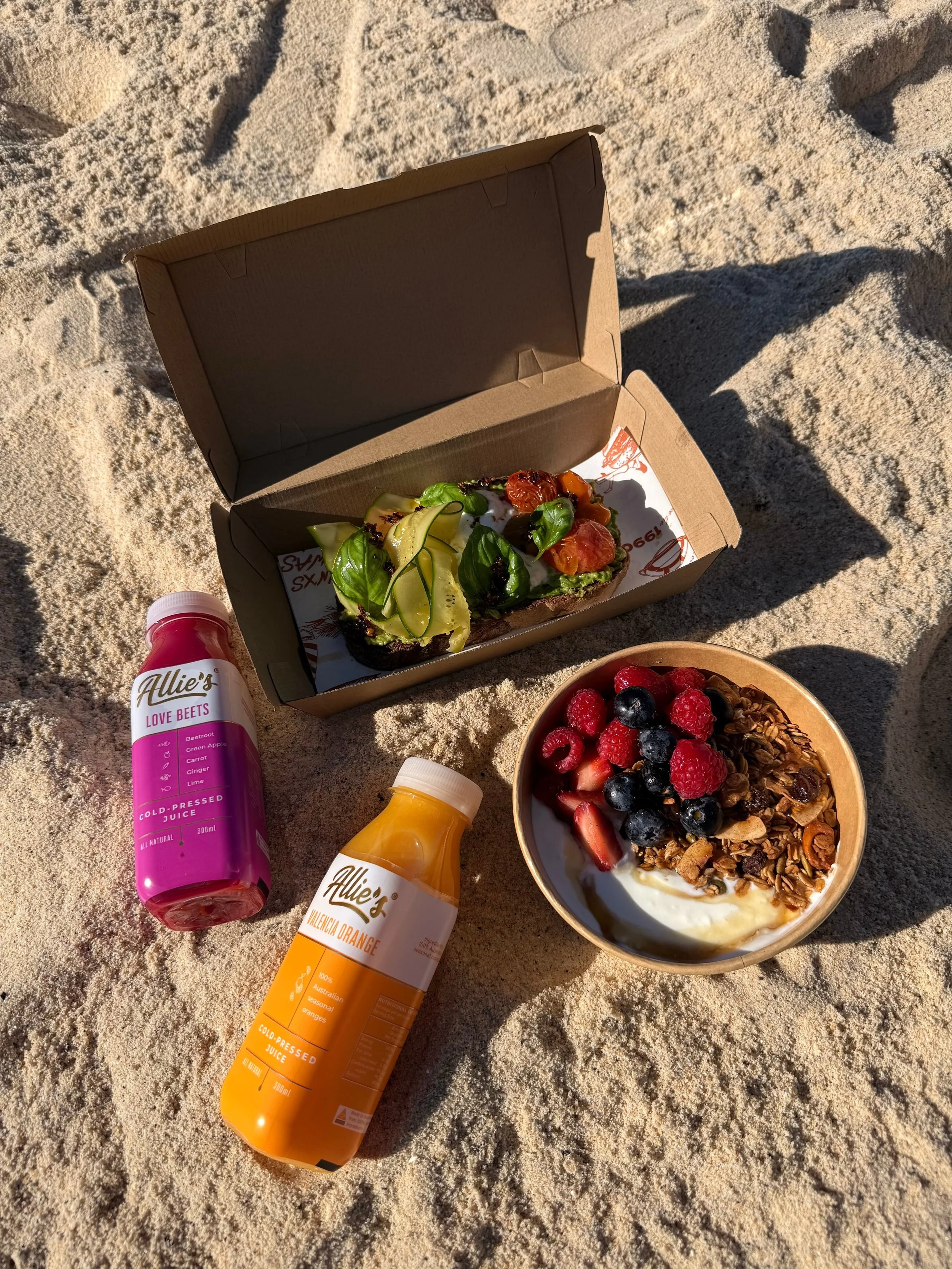 Fuel your morning with our new Grab &amp; Go Brekky Bundles

🥑 Avo Toast + Juice $20
🥣 Granola Pot + Juice $16
🥓 Bacon &amp; Egg Roll + Juice $19

Available weekdays from 7-11:30am
