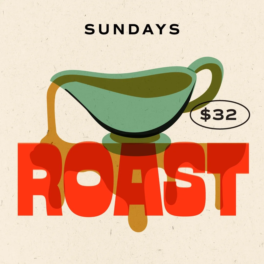 Traditional Sunday Roast at Coogee Bay Hotel featuring roasted meat, crispy potatoes, seasonal vegetables, and a large Yorkshire pudding