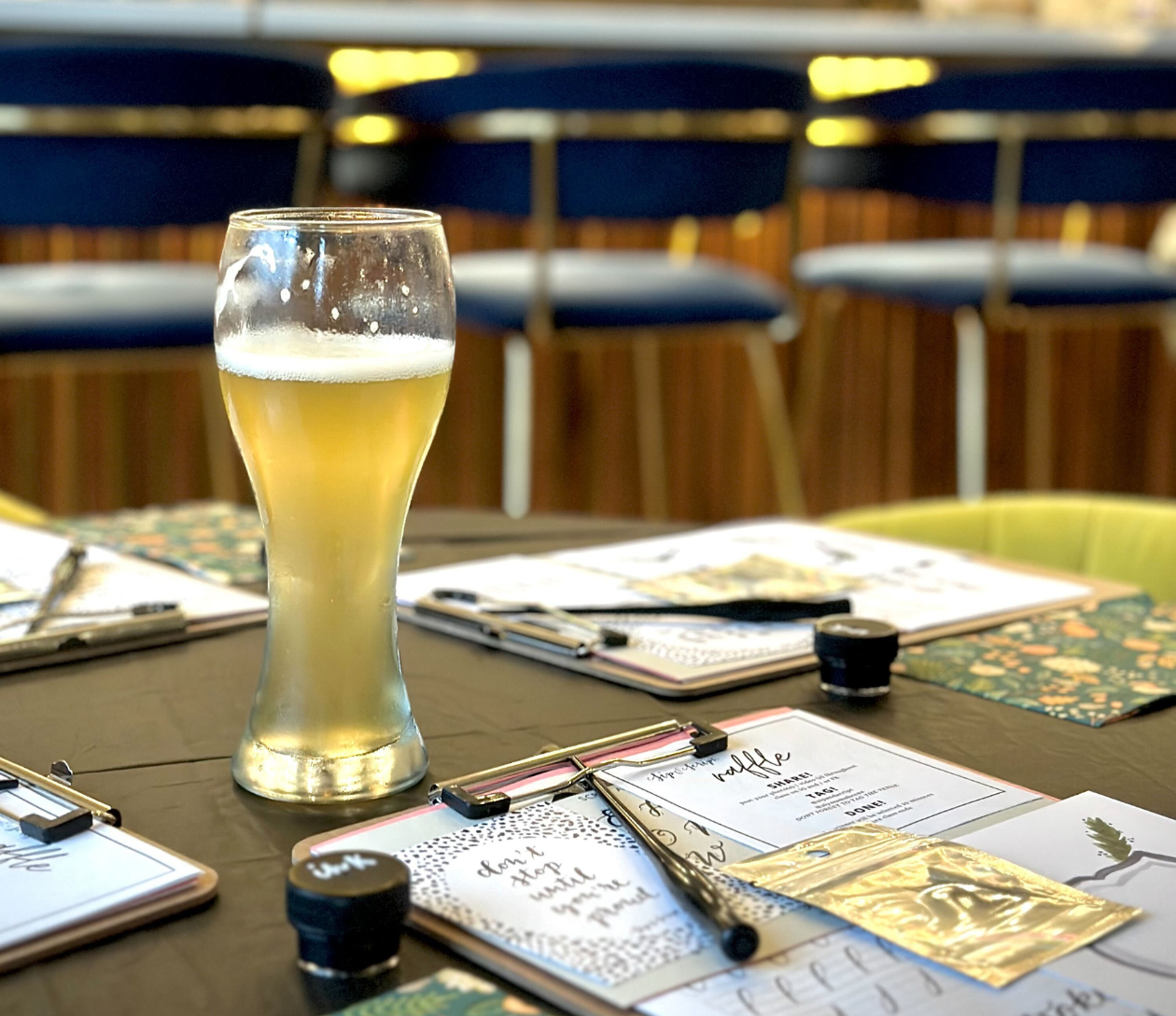 Modern Calligraphy for Beginners at Angle Tree Brewery