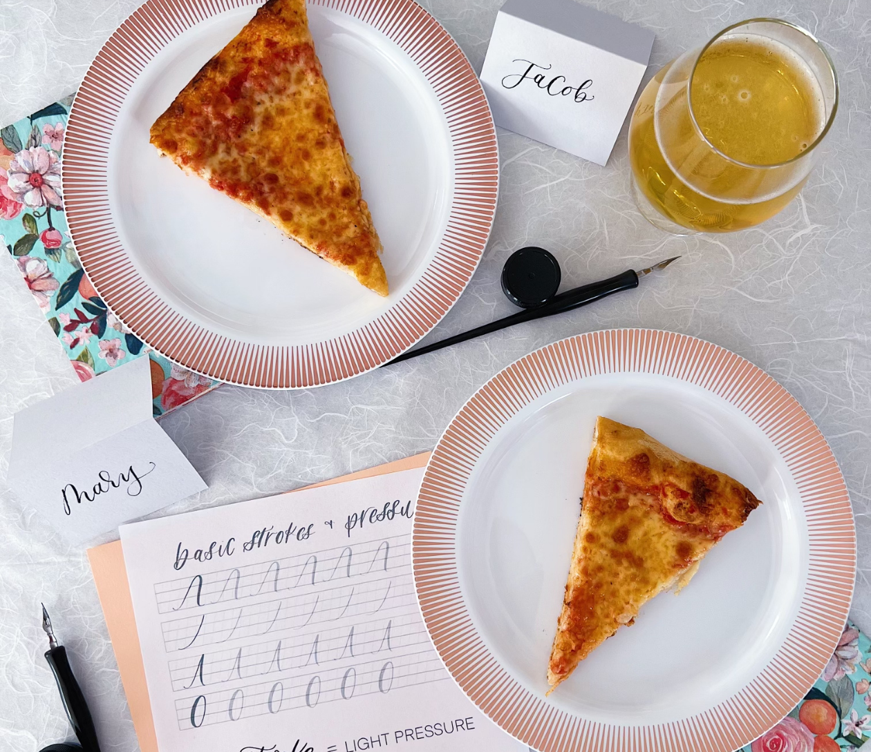 Modern Calligraphy for Beginners at Narragansett Brewery