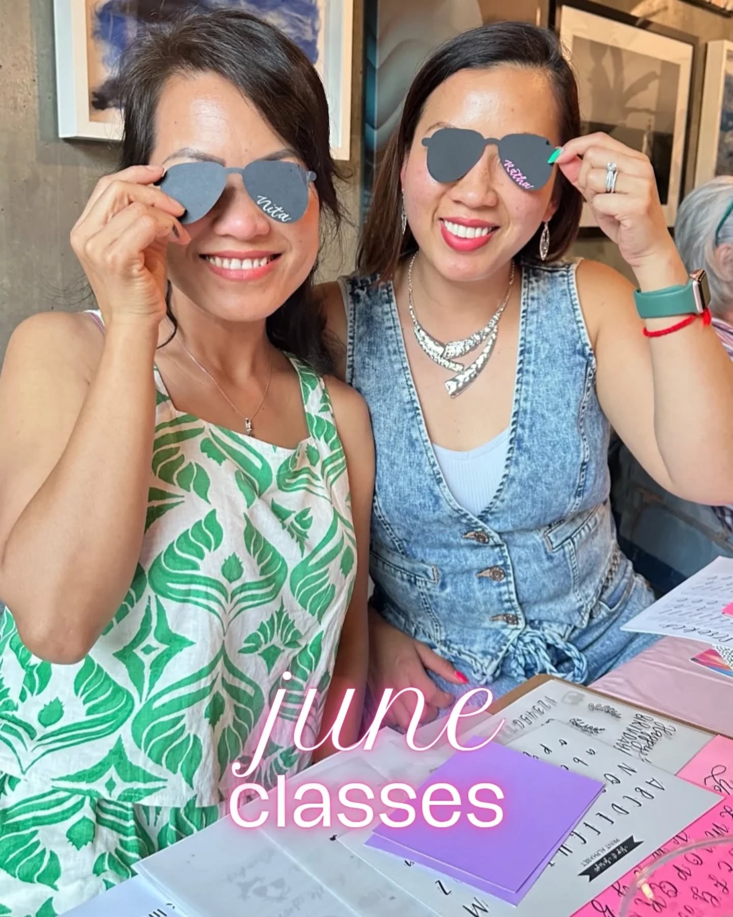 June is in full swing &amp; I've got 2 new class venues on the calendar! Make this the summer you turn crafty 🕶️✍️☀️

🍻 Thu 6/11 @ 6:30-8pm @uncommonpairbrewing

Uncommon Pair Brewing is a nano brewery located in Smithfield, RI that offers 5-7 rota