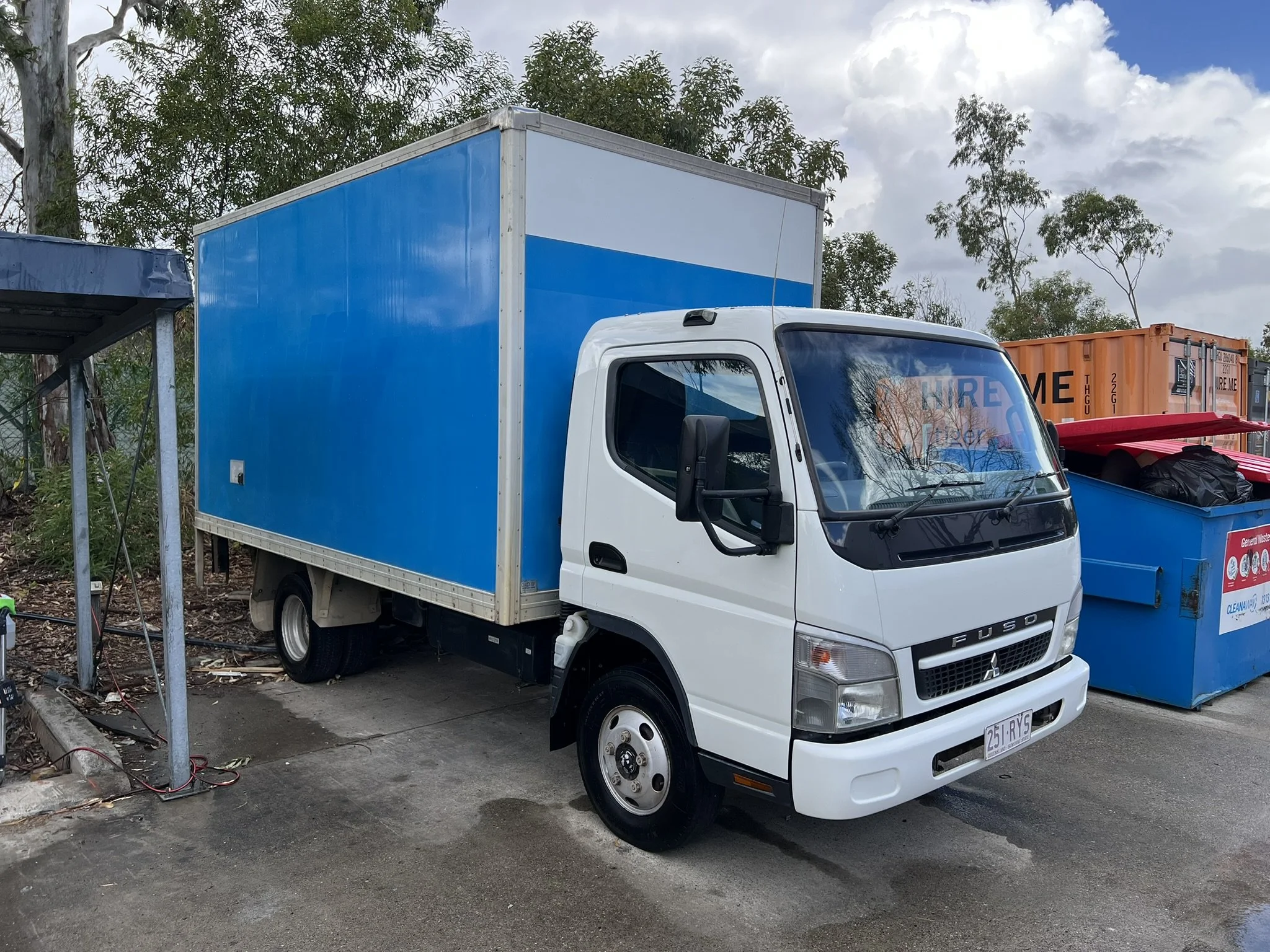 Harvey Norman Commercial Truck Vinyl Sinage Removal After Pic.JPEG