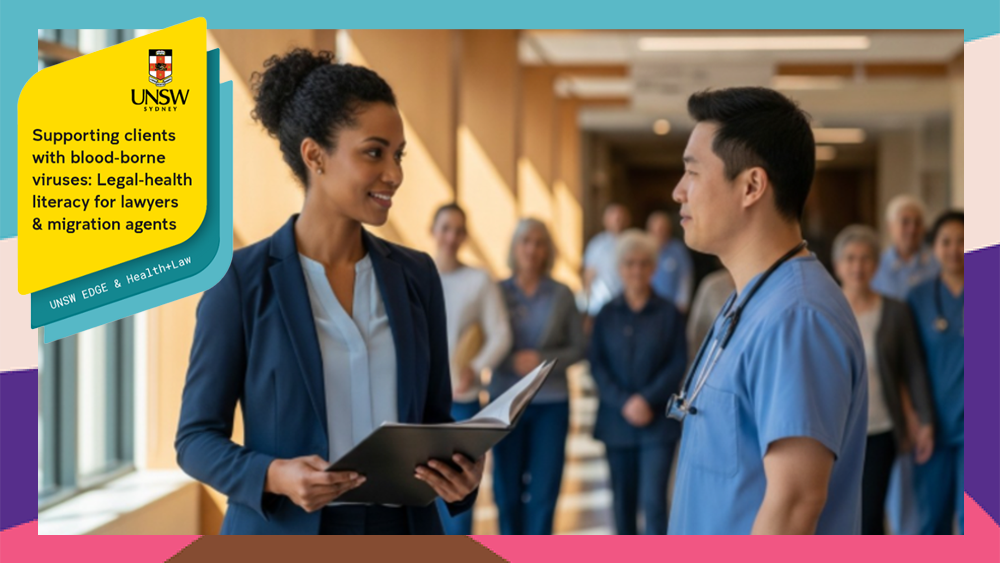 New BBV legal-health literacy training for lawyers and migration agents