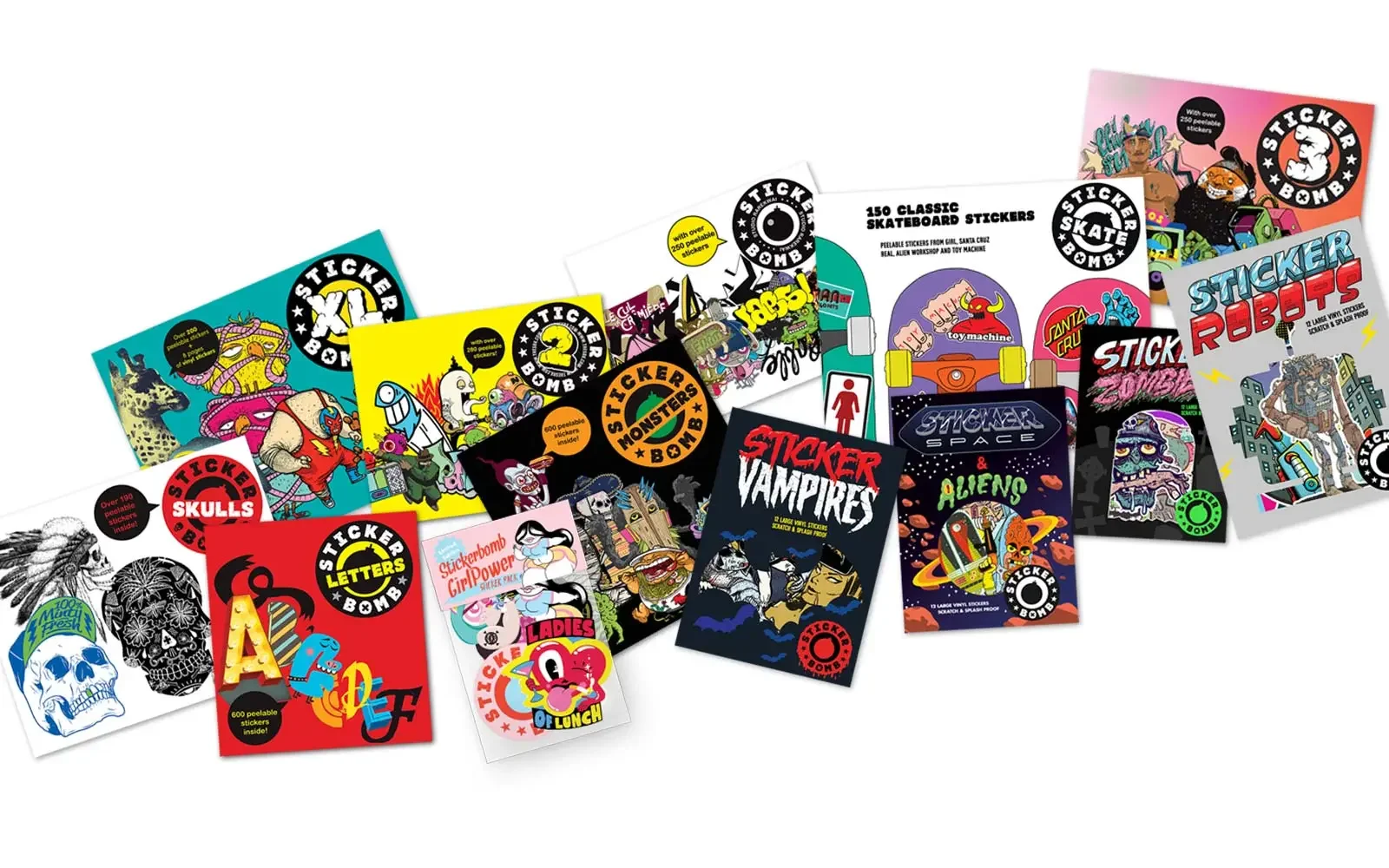 Stickerbomb Story: Eighteen Years of Launches, Slaps &amp; Sticker Books