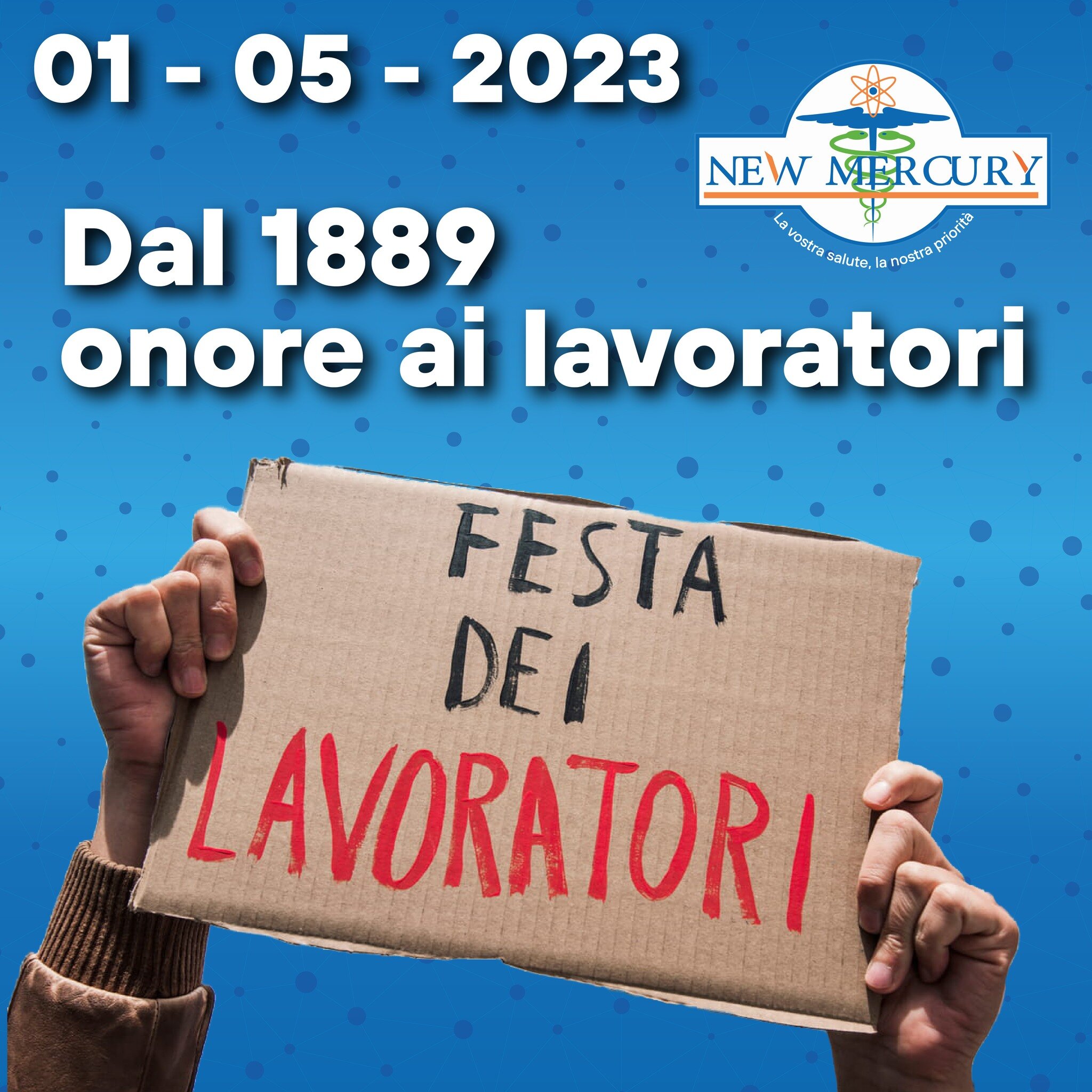 Festa dei lavoratori! 👮&zwj;♀🧑&zwj;🚒👷🧑&zwj;🏭🧑&zwj;🔧🧑&zwj;🌾👩&zwj;🍳🧑&zwj;🏫👨&zwj;💼🧑&zwj;💻🧑&zwj;🔬🧑&zwj;🚀🧑&zwj;⚖
Oggi si celebra la festa dei lavoratori, e siamo orgogliosi con il nostro lavoro di sostenervi nella vostra quotidianit