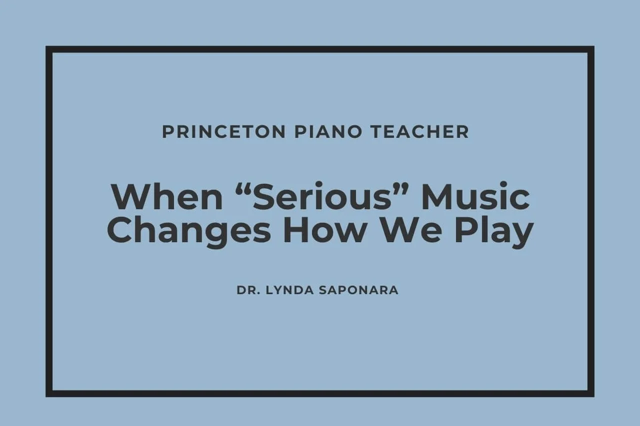 When “Serious” Music Changes How We Play