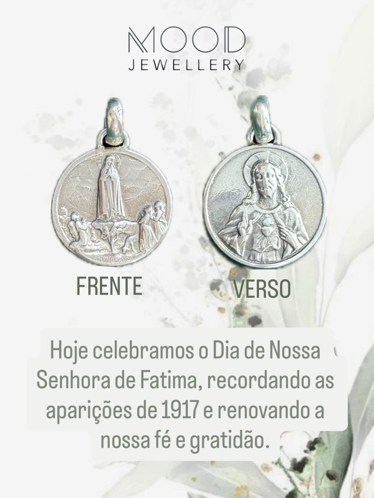 🌸13 MAIO 🌸
Dia de Nossa Senhora de F&aacute;tima 🫶🏻🙌🏻
&hellip;
🛒 www.moodjewellerystore.com 🛍️
&hellip;
📧 info.moodstore@gmail.com
Ou 👉🏻 mensagem privada
...
Ponto de recolha no Porto:
@guerreiros.joias
&hellip;
#moodjewellerystore #madein