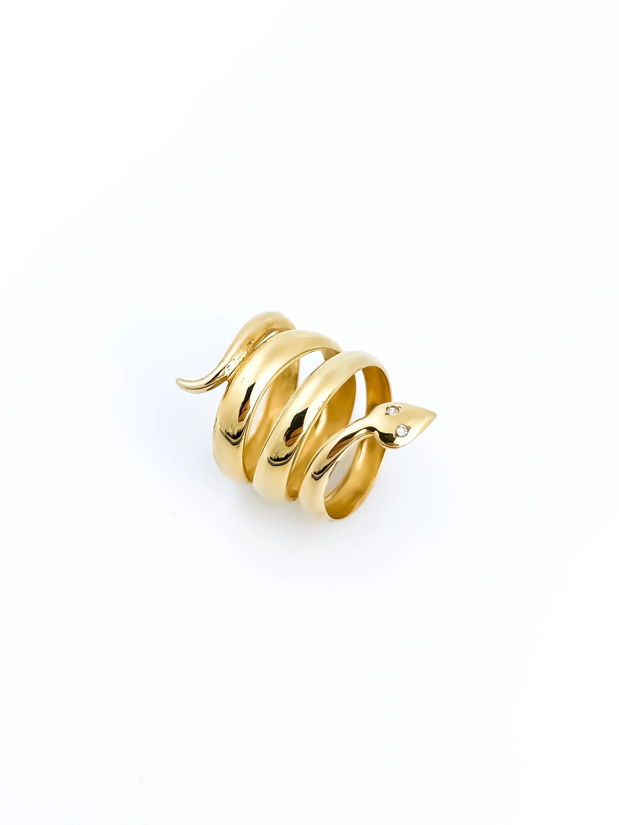 Anel Cobra - Dourado