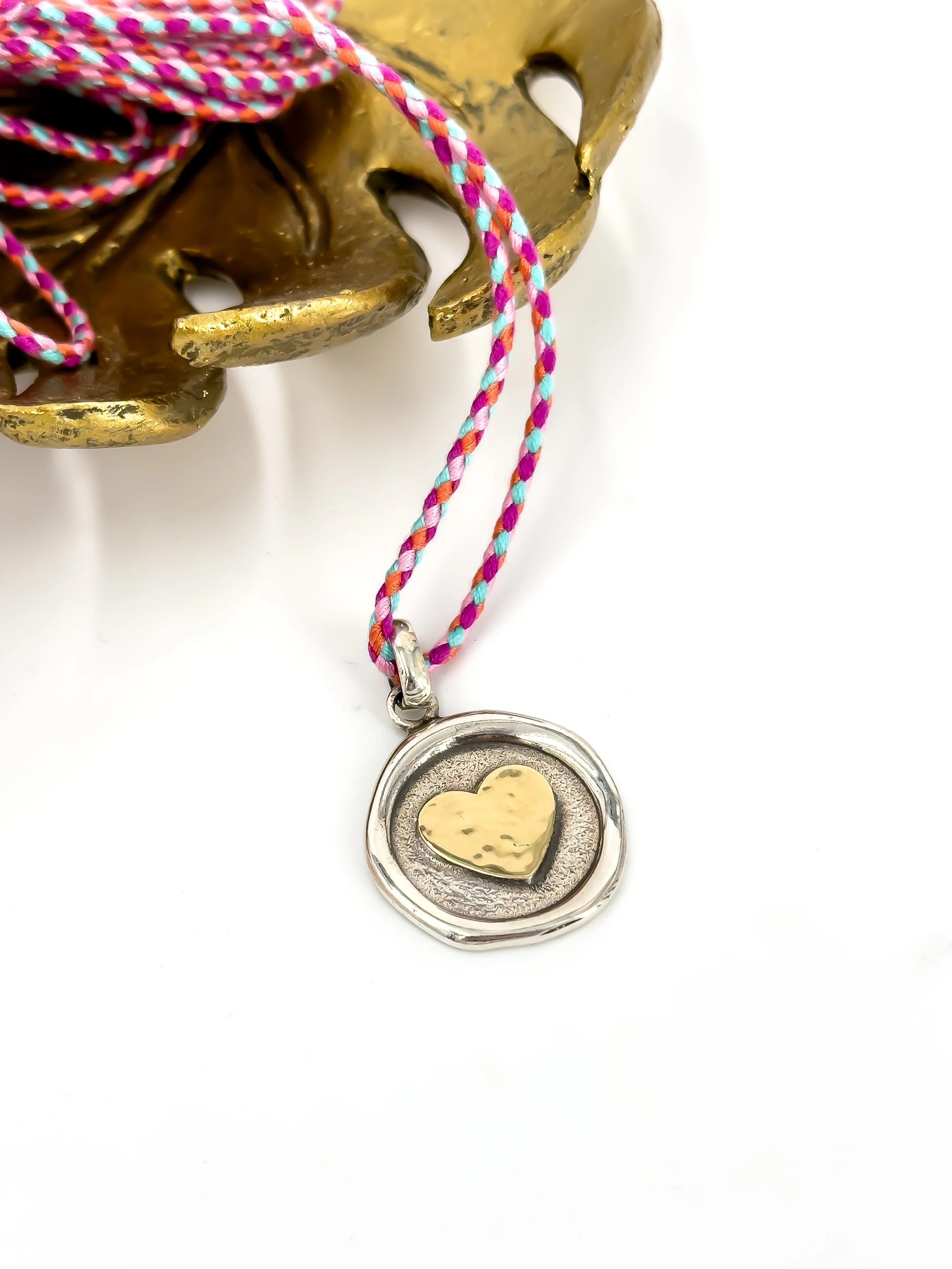 Medalha Lacre Coração - Ouro