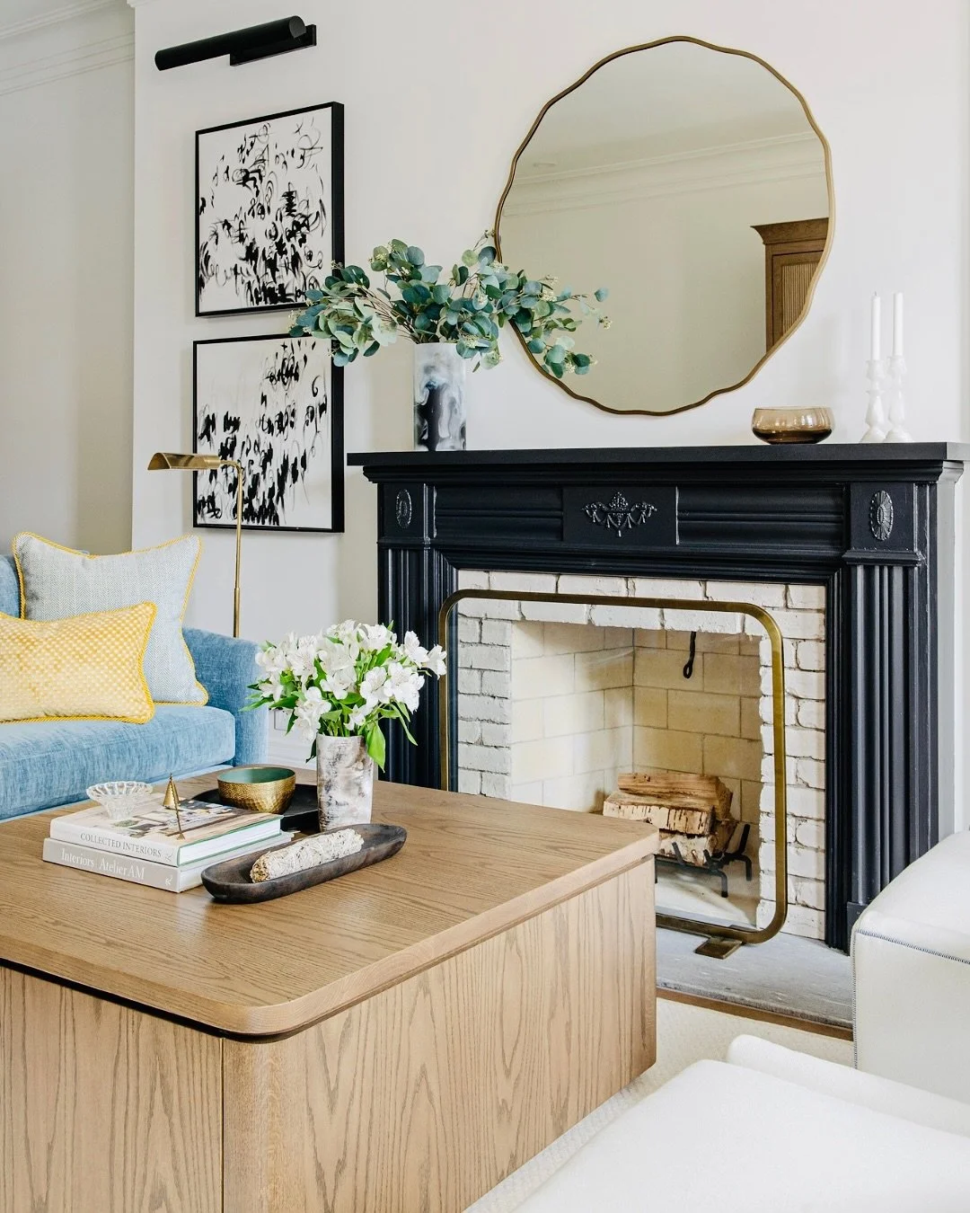 W A R M  U P
I am not a hot weather person so these colder temps are making me quite happy. I just wish I had a working fireplace like our Salisbury clients do (lucky ducks!). Alas, the fireplace channel and 2 dozen lit candles will have to do.