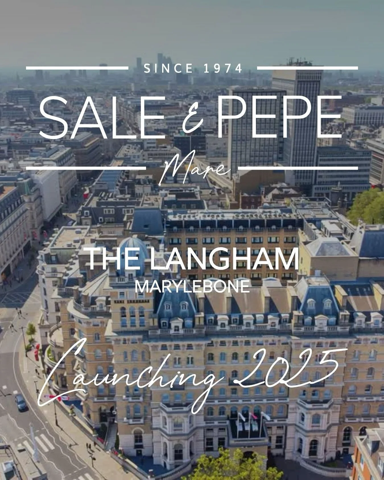 Introducing Sale e Pepe Mare at The Langham, Opening End of 2025 

Building on over five decades of heritage, our next evolution of Sale e Pepe will bring the spirit of the Italian Riviera to one of London&rsquo;s most iconic hotels. 

Set within The