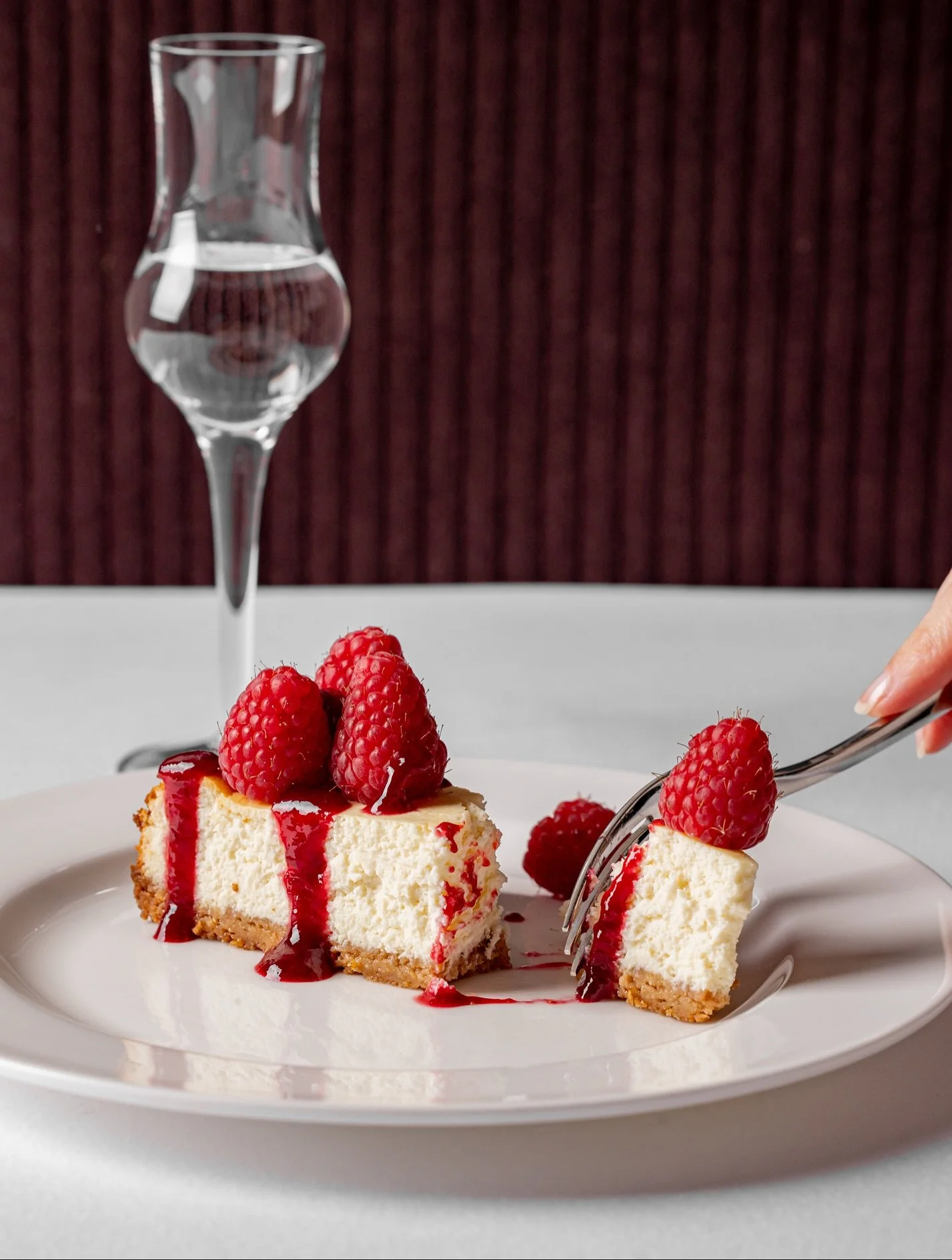 Step by step, our Ricotta Cheesecake, a chef favourite