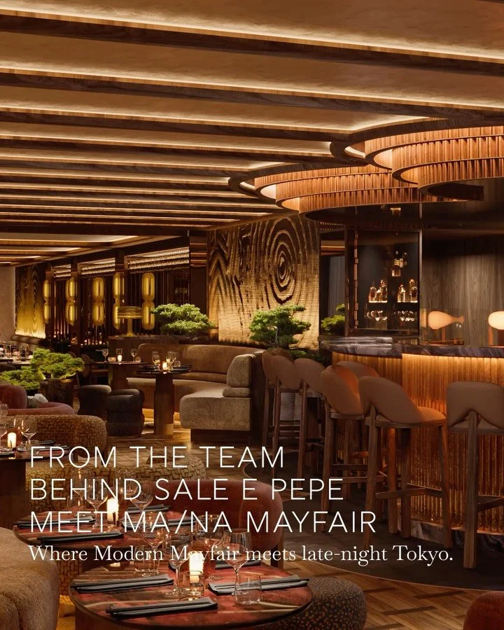 From our table to a new one. Introducing @mana.mayfair - our new sister restaurant, opening 6th May.
&nbsp;
The restaurant brings a contemporary expression of Japanese dining to the heart of Mayfair, where craftsmanship, atmosphere and energy come to