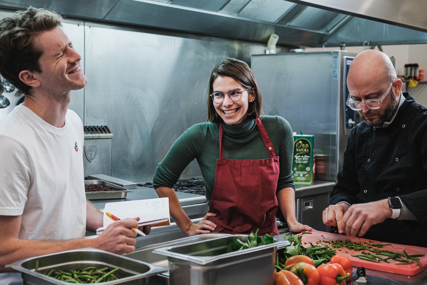 In the kitchen pictures of the team of freddy met curry