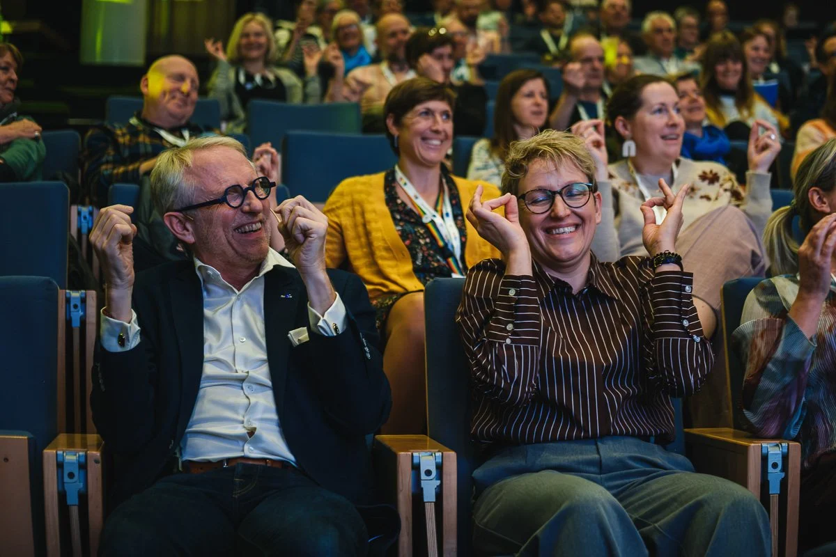 Reportagefoto van Publiekswerking tijdens het event Grensverleggers van Epos in BRussel.jpg