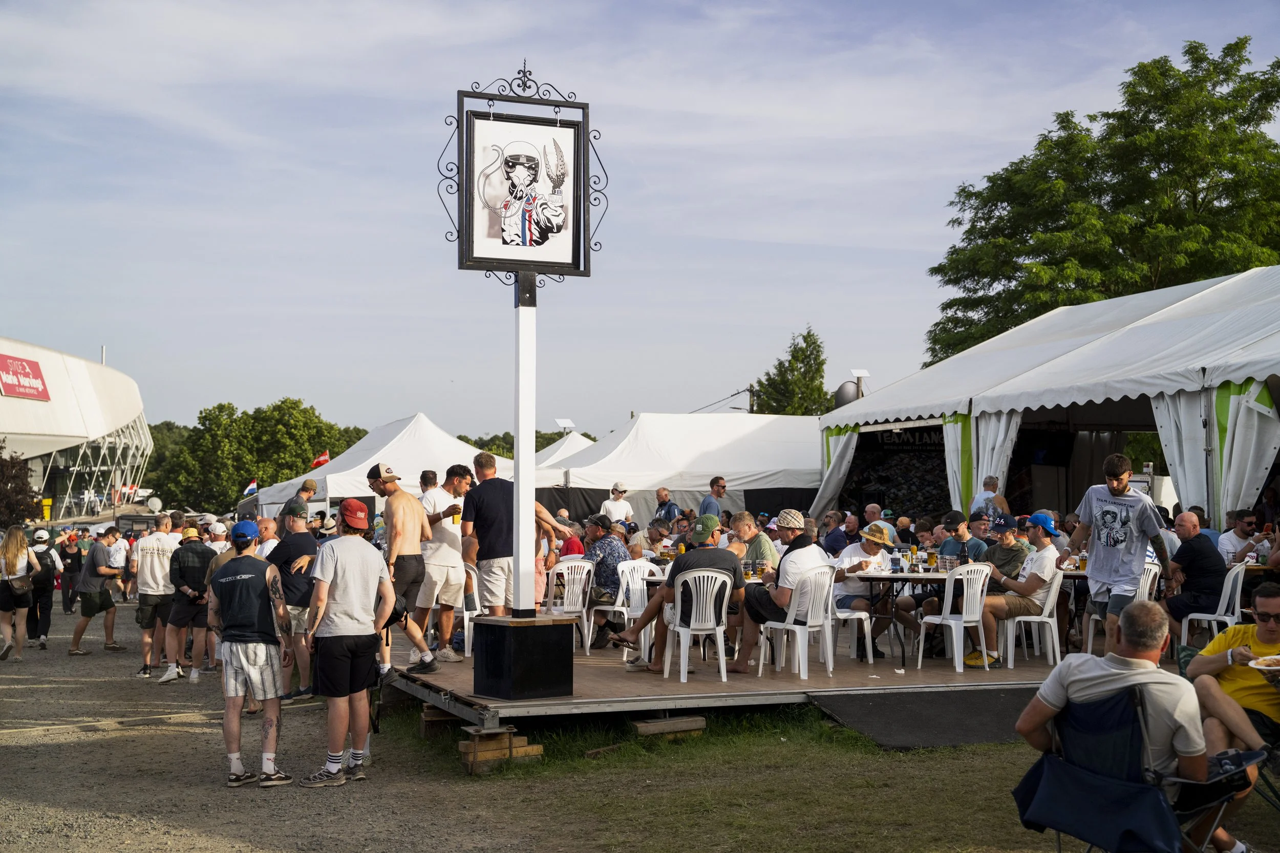 Premier Campsite Marquee Le Mans events