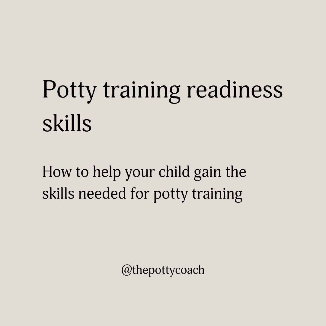 Not sure where or how to start with potty training? Assessing your child&rsquo;s readiness skills is a good starting place. These are some things you can help your child work on now to make the potty training process easier once you get started!

✨In