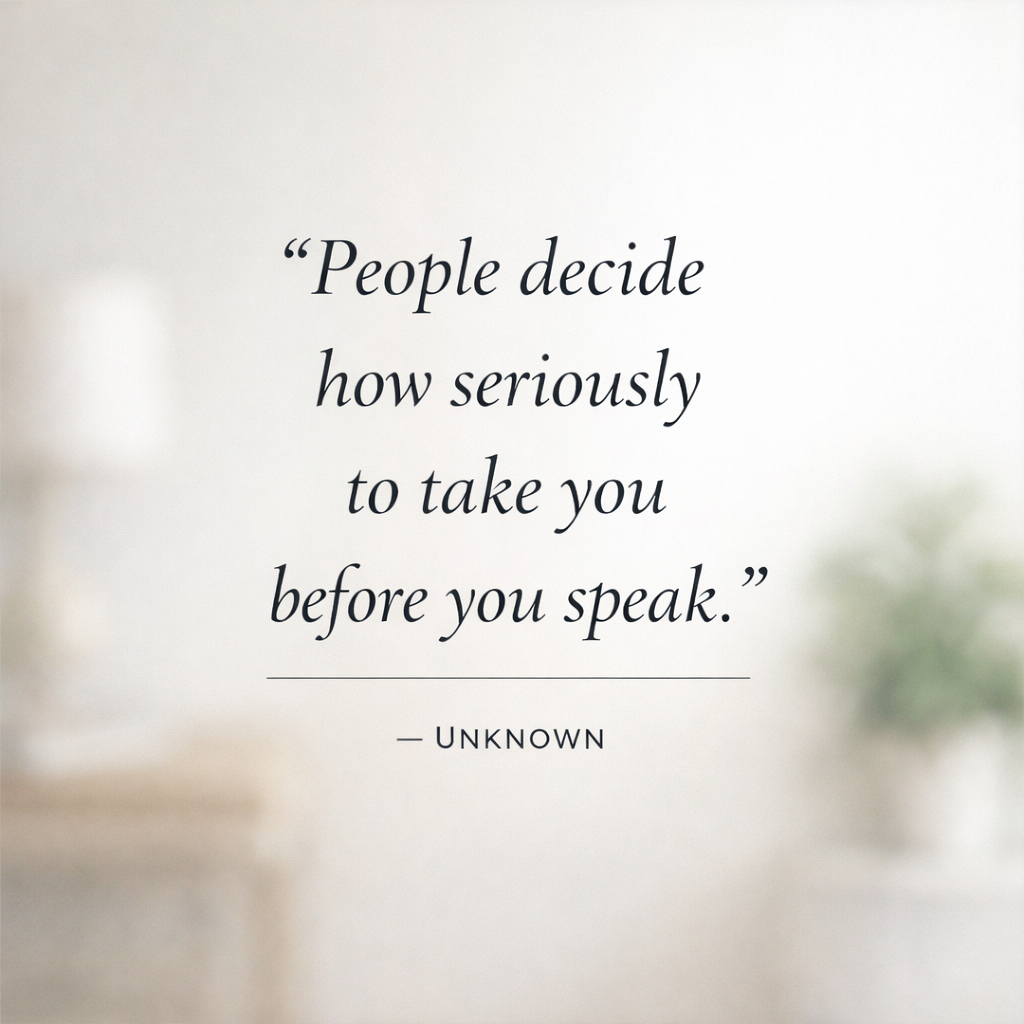 How You Show Up Matters More Than You Think