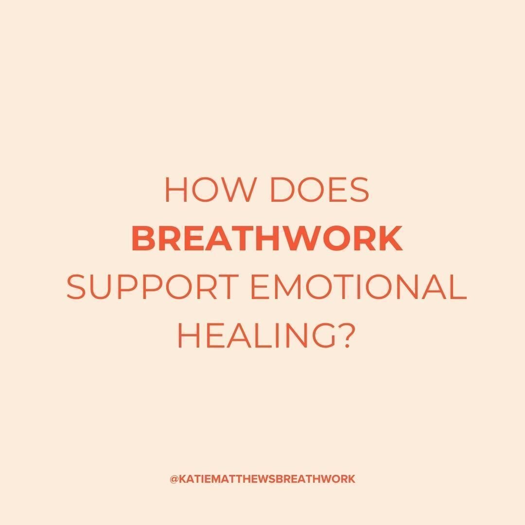 Feeling our feelings frees us from our feelings 🙌

This is the work of emotional healing!

And like all of life, it's a process... (scroll through to read more about that!)

I'm passionate about using the breath to free ourselves... from ourselves: 