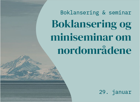 Boklansering og miniseminar om nordområdene