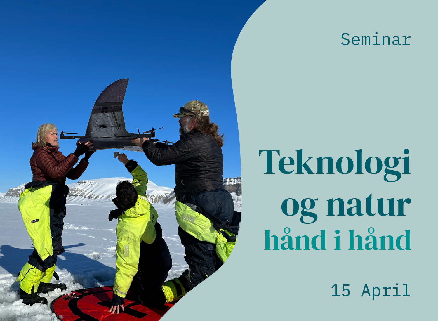 Teknologi og natur — hånd i hånd