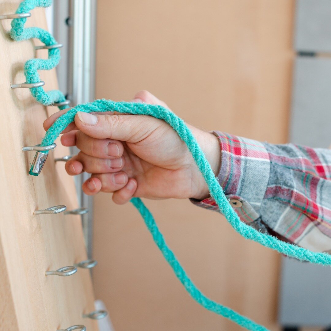 Do you know the range of exercises that can be used in Occupational Therapy?

This rope board is just one example of the many tools that can be used to help people reach their goals. Practicing dexterity and hand coordination. Skills that are essenti