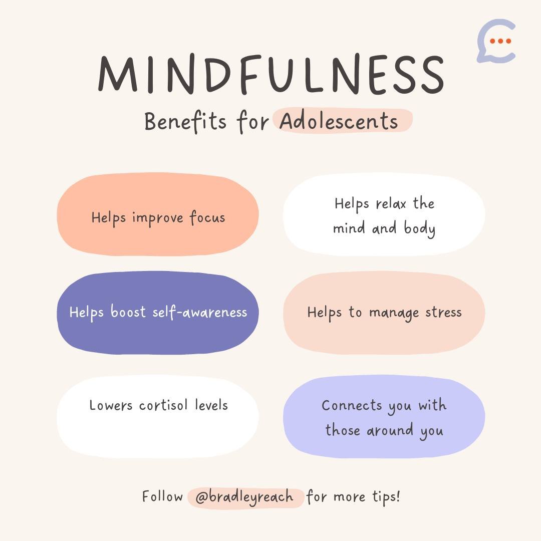 New Blog: In today's fast-paced world, where distractions abound and pressures seem to mount by the day, the need for mindfulness has never been more apparent, especially among adolescents and teens. 

At Bradley REACH we are dedicated to supporting 