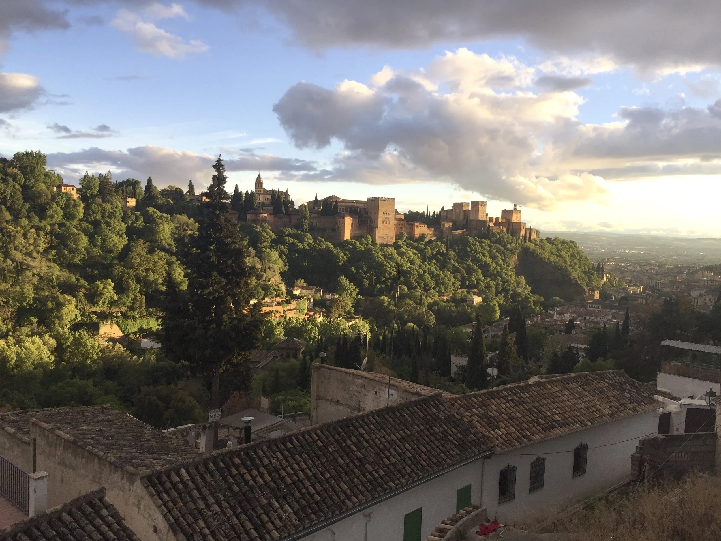 View of the Alhambra Palave from Sacromonte