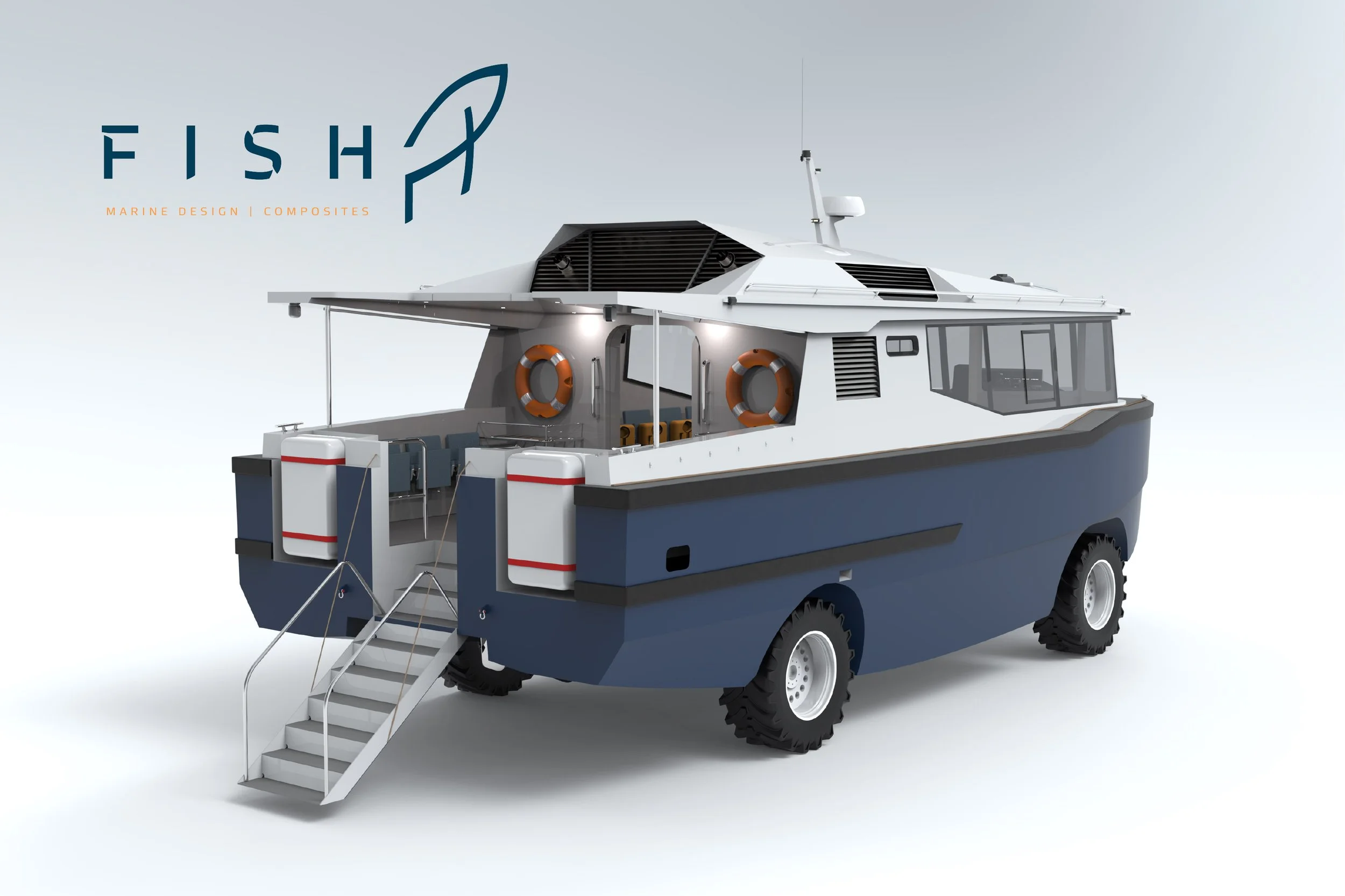 FISH MDC Announces New Amphibious Craft Design for St Aubyn’s Estate and The National Trust