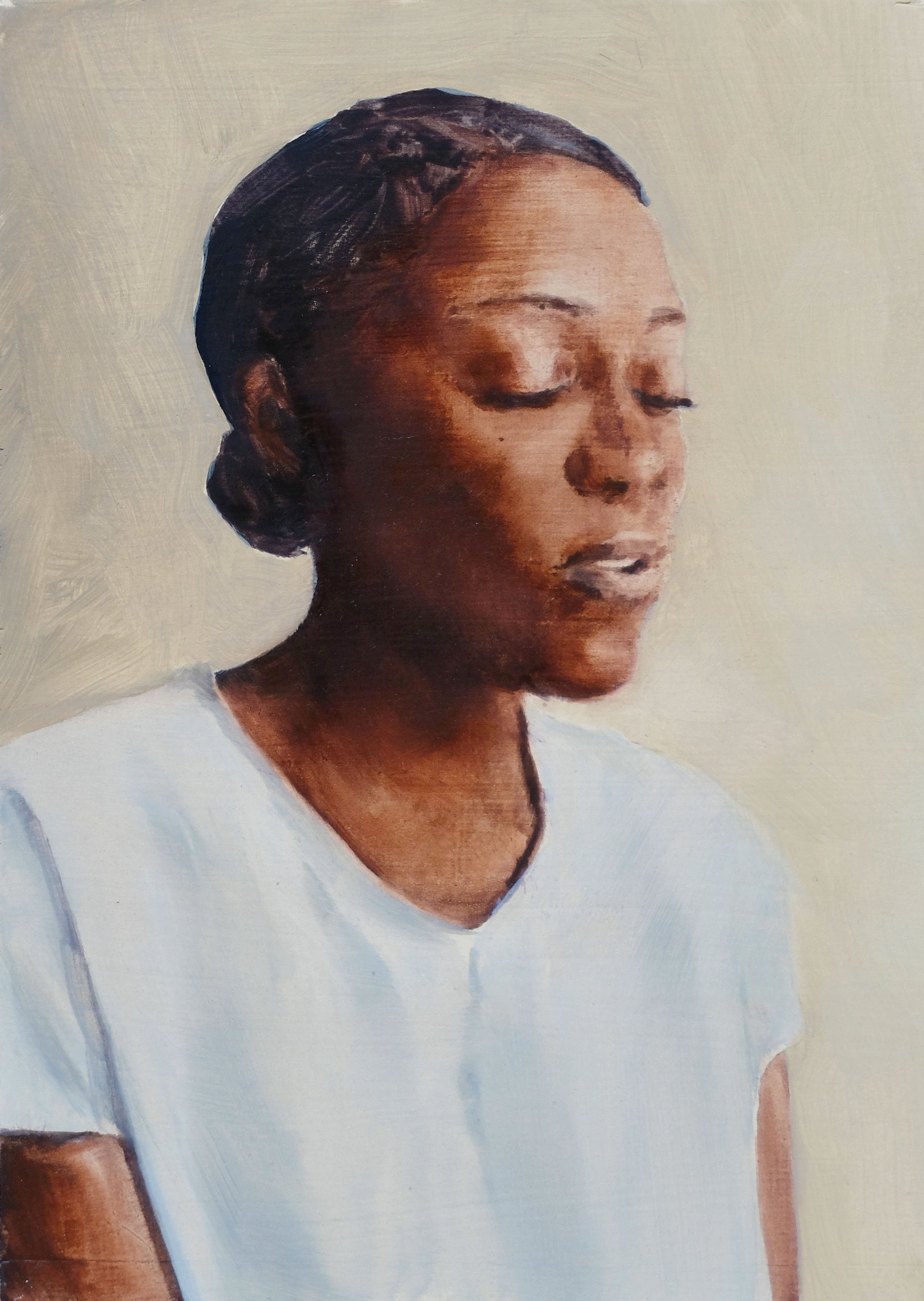 « Untitled » oil on wood, 210x150mm, 2019 (private collection)