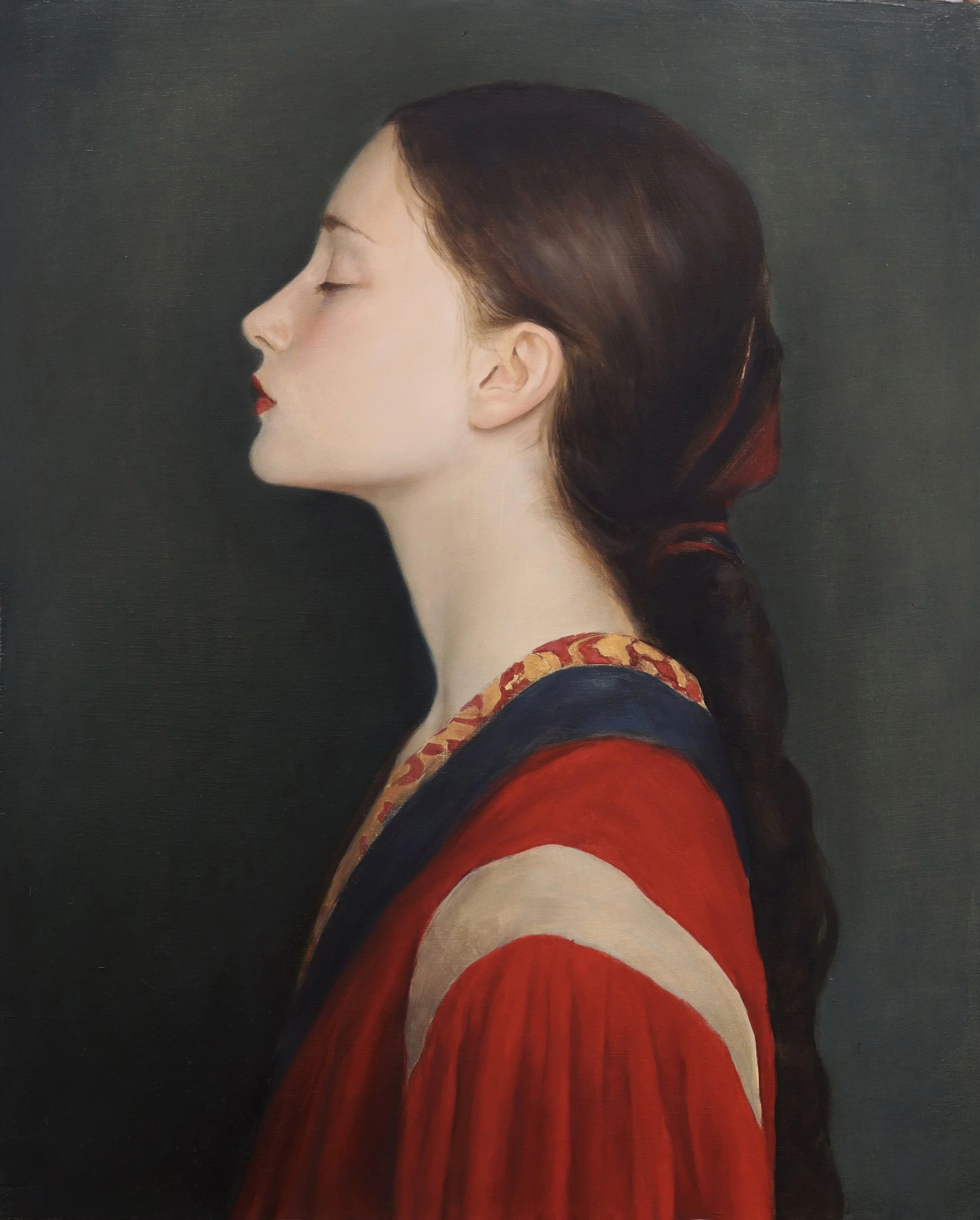 “Gretel” oil on wood, 505x405mm, 2025