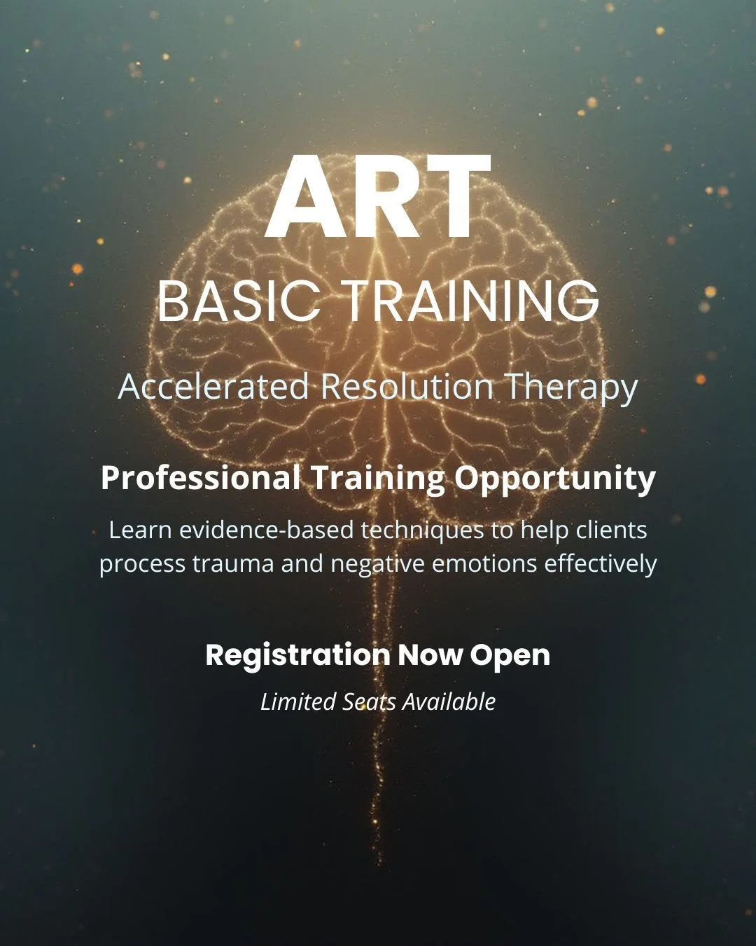 Are You Interested in Becoming Trained in ART?

I'm excited to announce upcoming Accelerated Resolution Therapy (ART) Basic Training opportunities closer to the Bemidji, MN area.

Moorhead, MN
3/1/26 - 3/13/26

International Falls, MN
4/29/26 to 5/1/