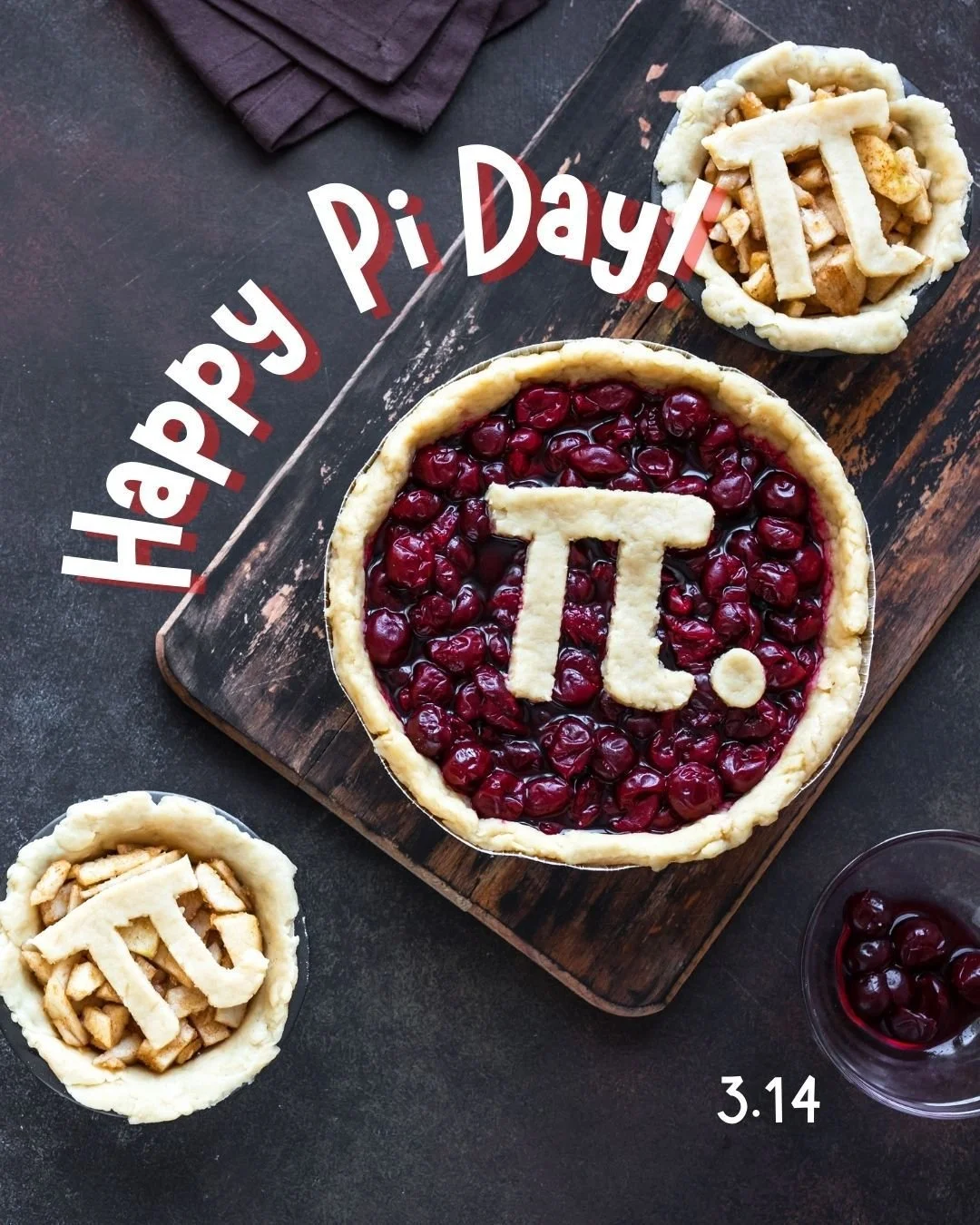 Happy Pi Day! 🥧🎉 

A perfect excuse to celebrate math, circles, and maybe enjoy a slice (or two) of pie. 😋