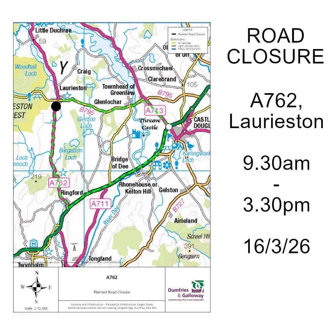 A762 Road Closure