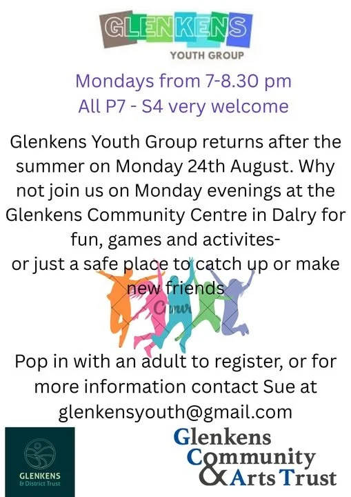 Glenkens Youth Group Autumn 2026