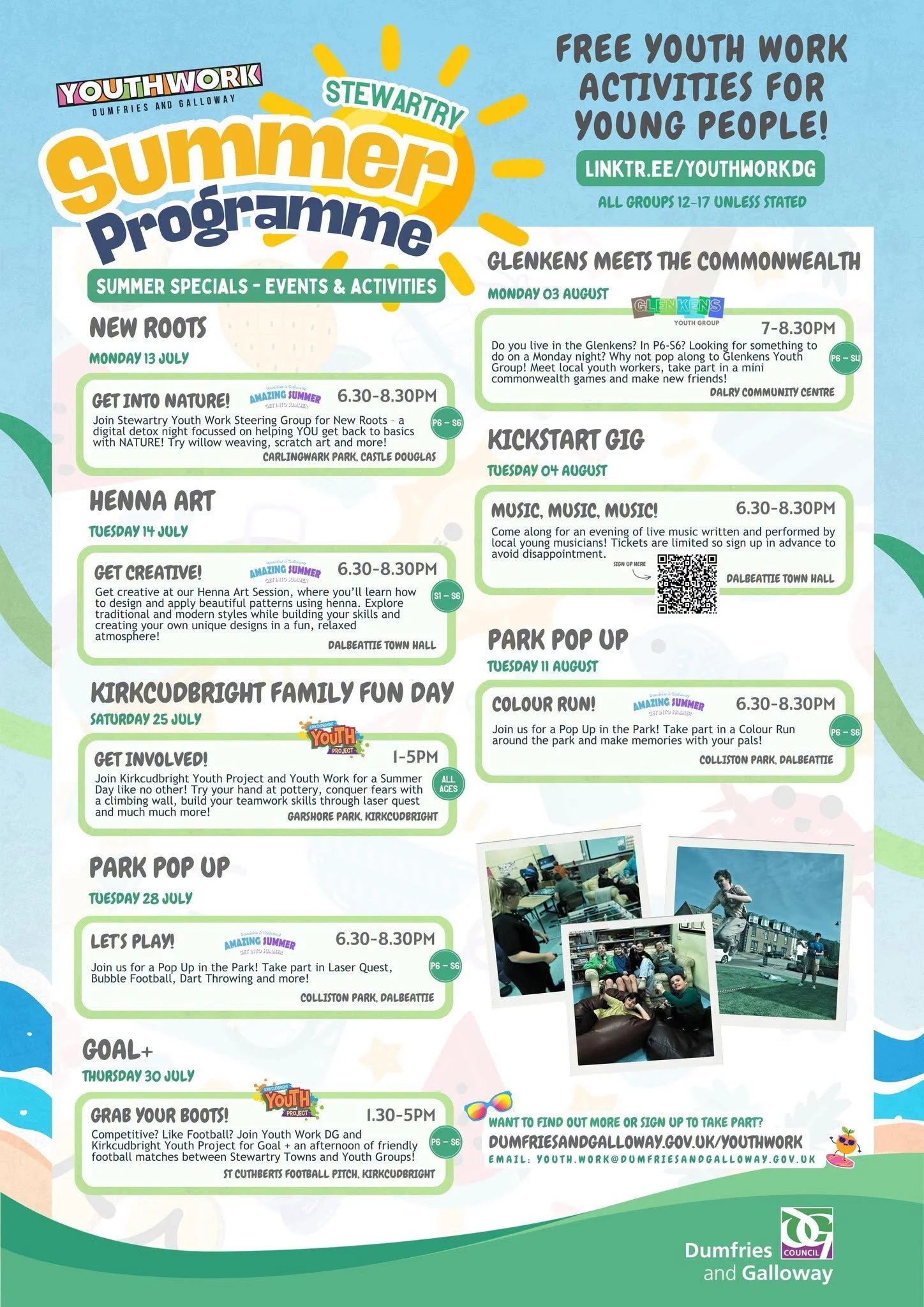 Youth Work Summer Programme
