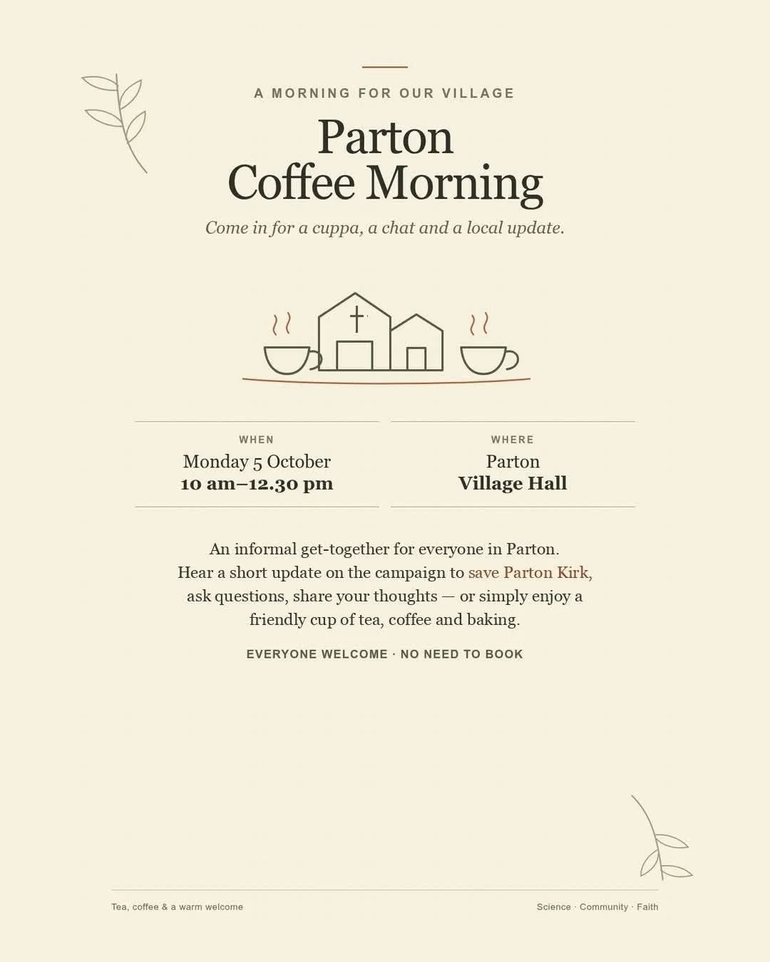 Parton Coffee Morning