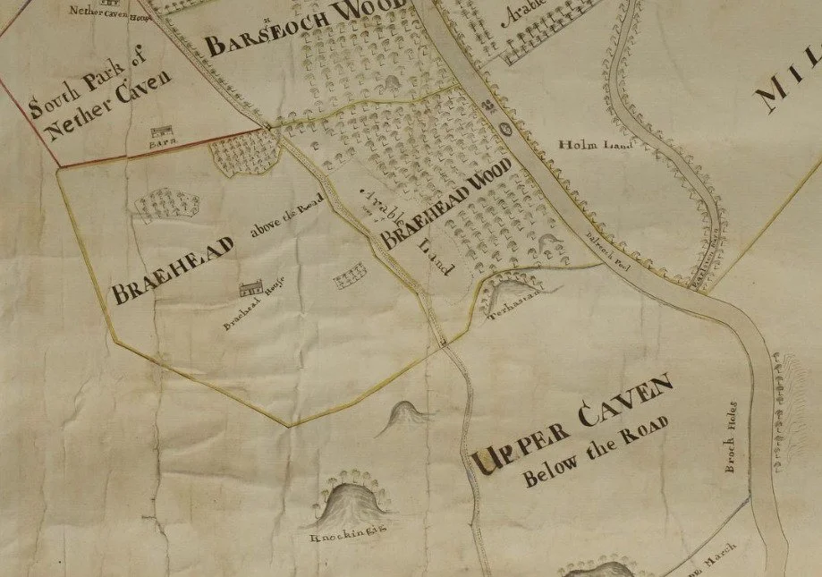 Glenkens Place Names - Plan of the Enclosures of Earlstoun and Barskeoch