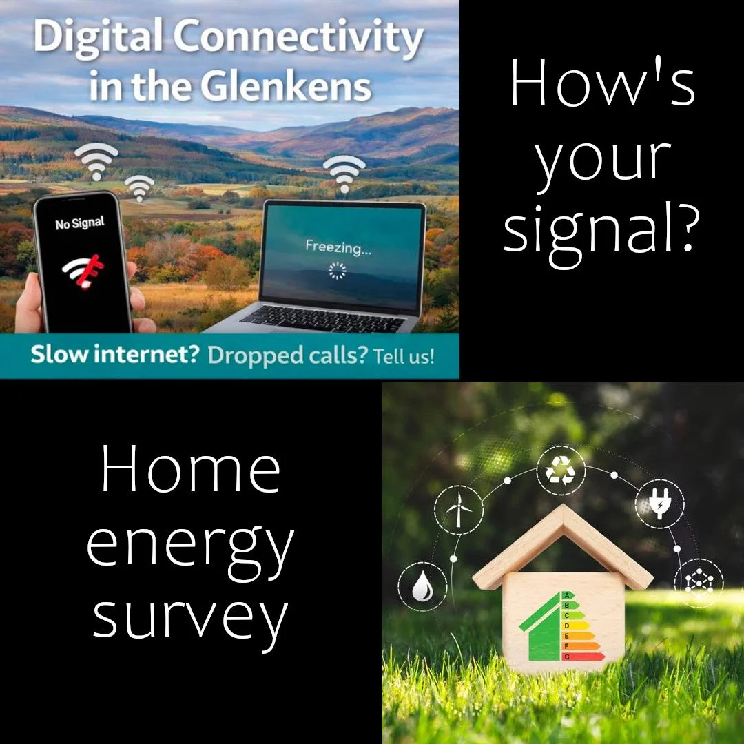 Glenkens energy and connectivity surveys