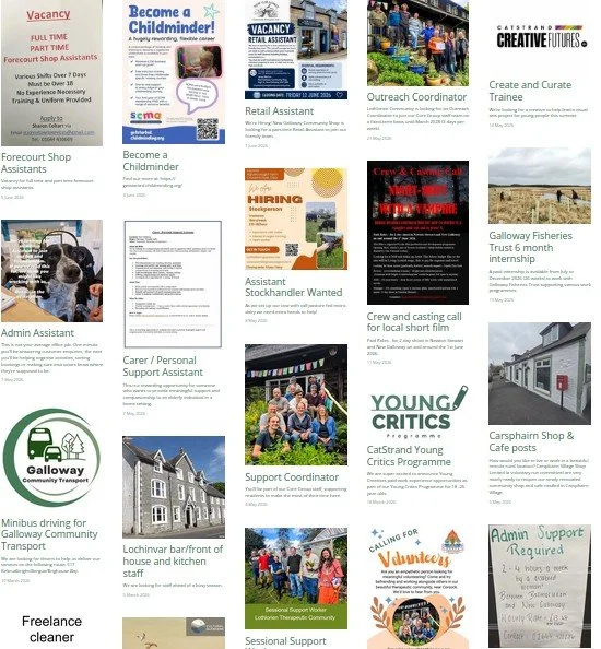 Jobs and Volunteering Opportunities 
