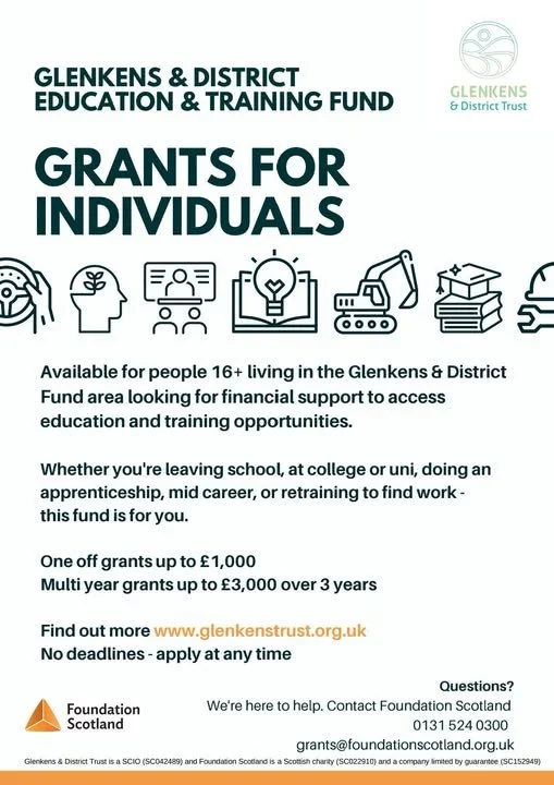 Glenkens &amp; Distrct Trust Education Grant