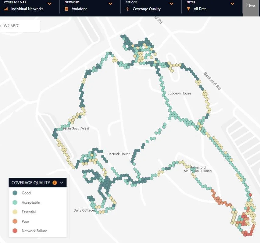 Mapping signal coverage
