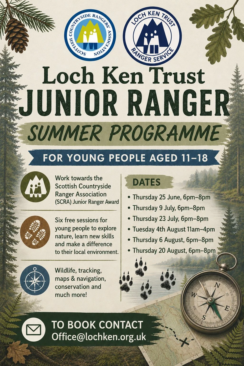 Loch Ken Junior Rangers Summer Programme 2026